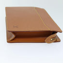 LOUIS VUITTON Epi Pochette Homme Clutch Bag Brown Zipang gold M52528 Auth am6094-3