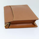 LOUIS VUITTON Epi Pochette Homme Clutch Bag Brown Zipang gold M52528 Auth am6094-4