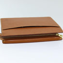 LOUIS VUITTON Epi Pochette Homme Clutch Bag Brown Zipang gold M52528 Auth am6094-5