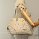 PRADA Shoulder Bag Nylon Beige Auth am6097-25