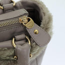 Salvatore Ferragamo Hand Bag Leather Pink Auth am6099-10