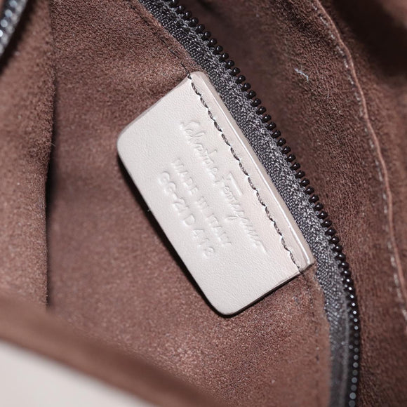 Salvatore Ferragamo Hand Bag Leather Pink Auth am6099