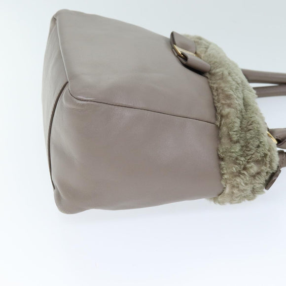 Salvatore Ferragamo Hand Bag Leather Pink Auth am6099