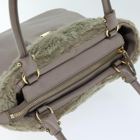 Salvatore Ferragamo Hand Bag Leather Pink Auth am6099