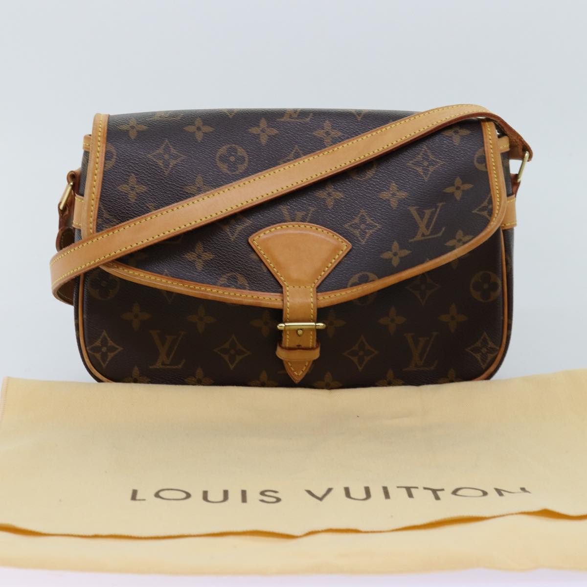 LOUIS VUITTON Monogram Sologne Shoulder Bag M42250 LV Auth am6103