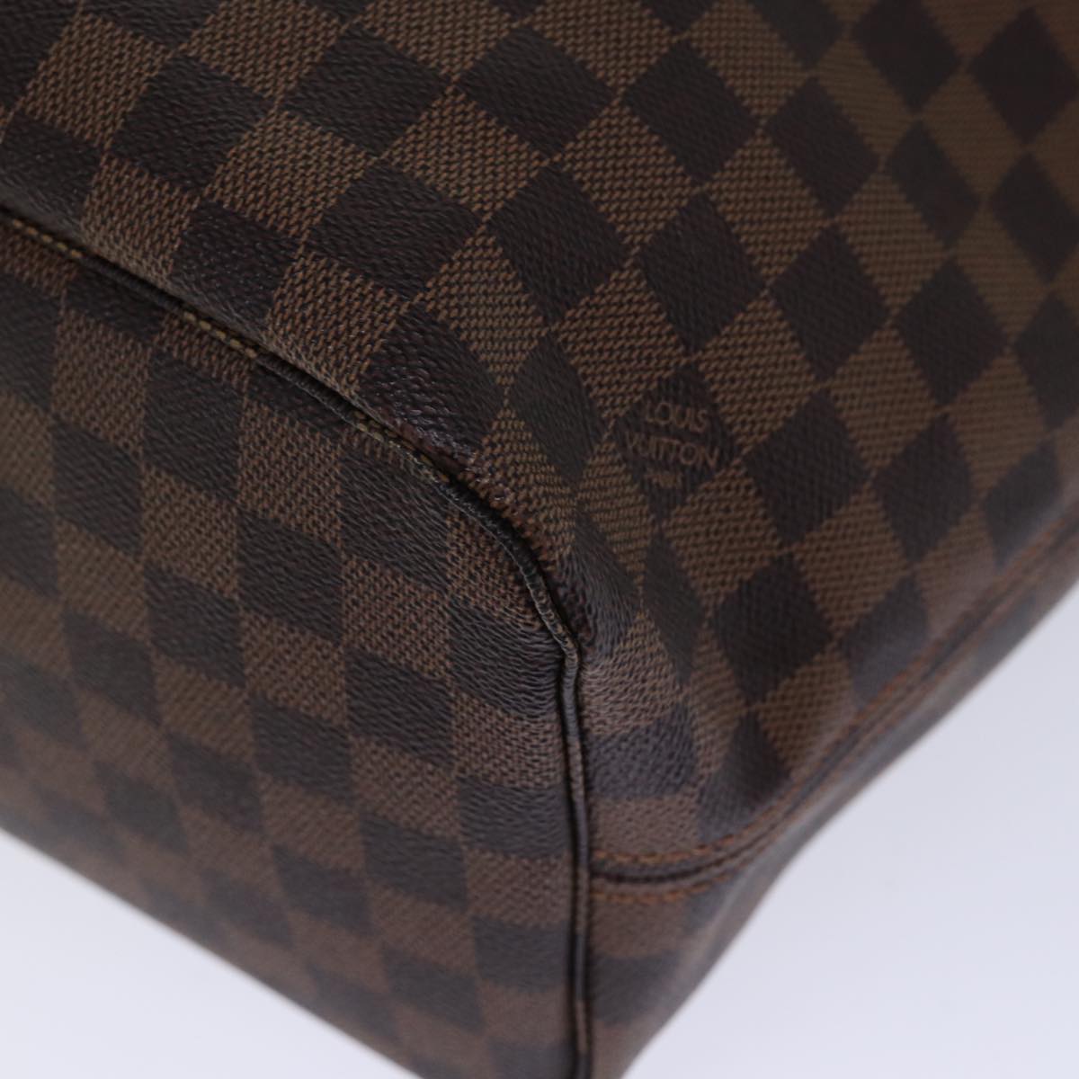 LOUIS VUITTON Damier Ebene Neverfull MM Tote Bag N51105 LV Auth am6117A