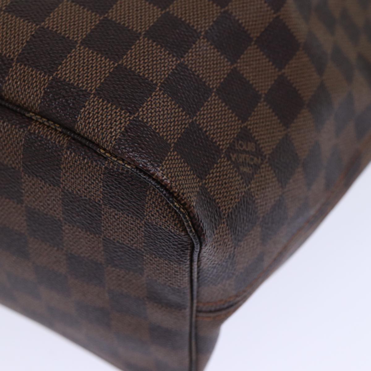 LOUIS VUITTON Damier Ebene Neverfull MM Tote Bag N51105 LV Auth am6117A