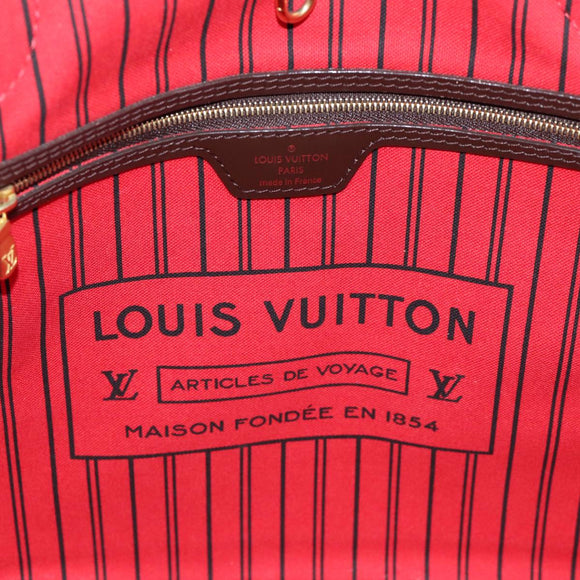 LOUIS VUITTON Damier Ebene Neverfull MM Tote Bag N51105 LV Auth am6117AV