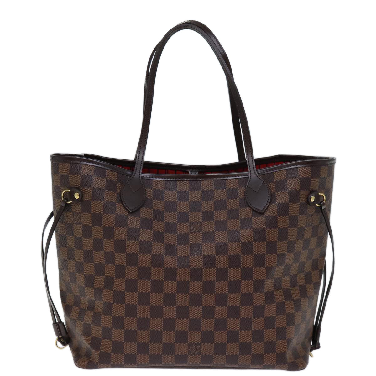 LOUIS VUITTON Damier Ebene Neverfull MM Tote Bag N51105 LV Auth am6117A