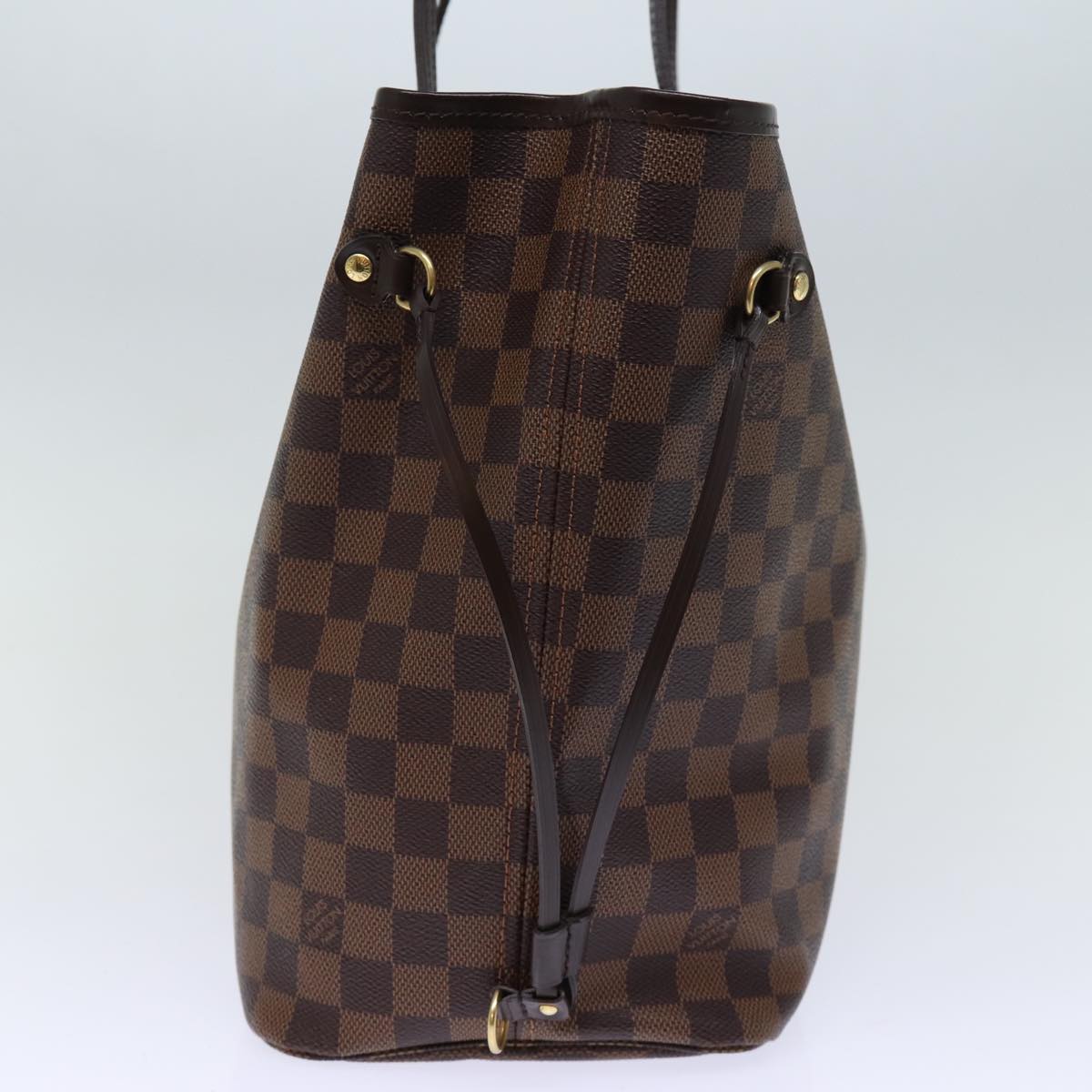 LOUIS VUITTON Damier Ebene Neverfull MM Tote Bag N51105 LV Auth am6117A