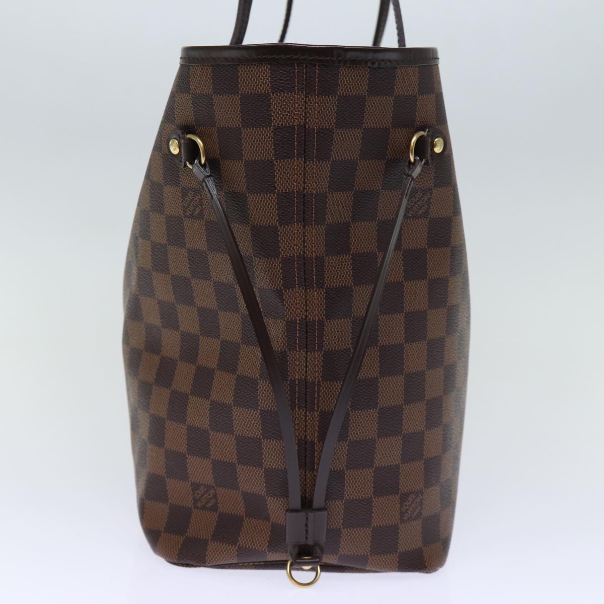 LOUIS VUITTON Damier Ebene Neverfull MM Tote Bag N51105 LV Auth am6117A