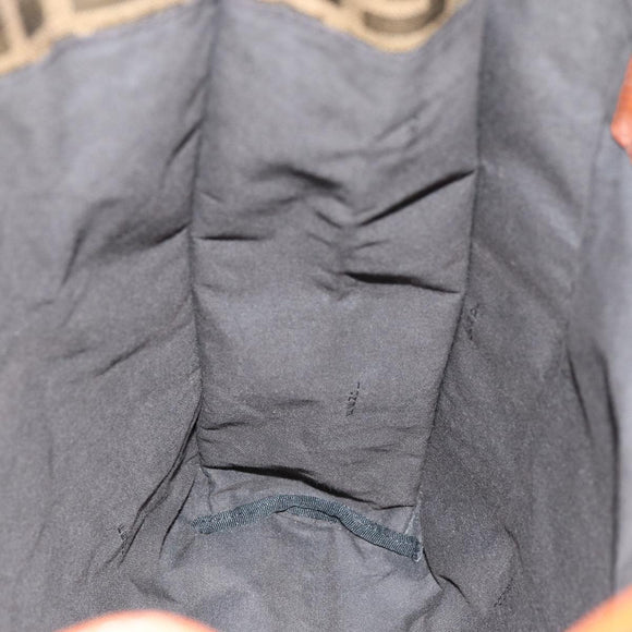 FENDI Zucca Canvas Tote Bag Brown Black Auth am6121