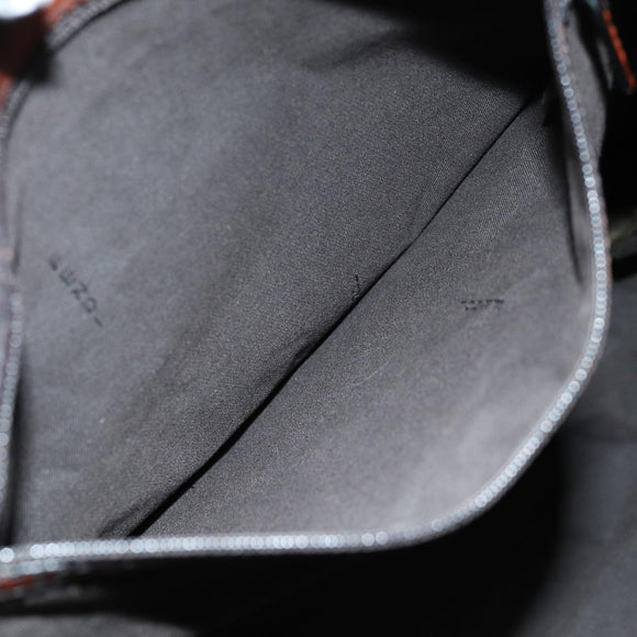 FENDI Zucca Canvas Tote Bag Brown Black Auth am6121