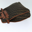 FENDI Zucca Canvas Tote Bag Brown Black Auth am6121-4