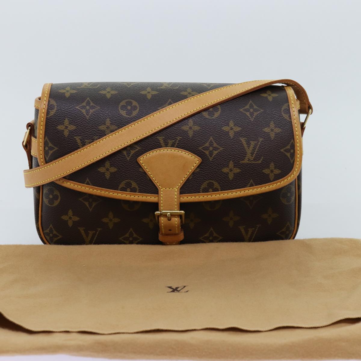 LOUIS VUITTON Monogram Sologne Shoulder Bag M42250 LV Auth am6125