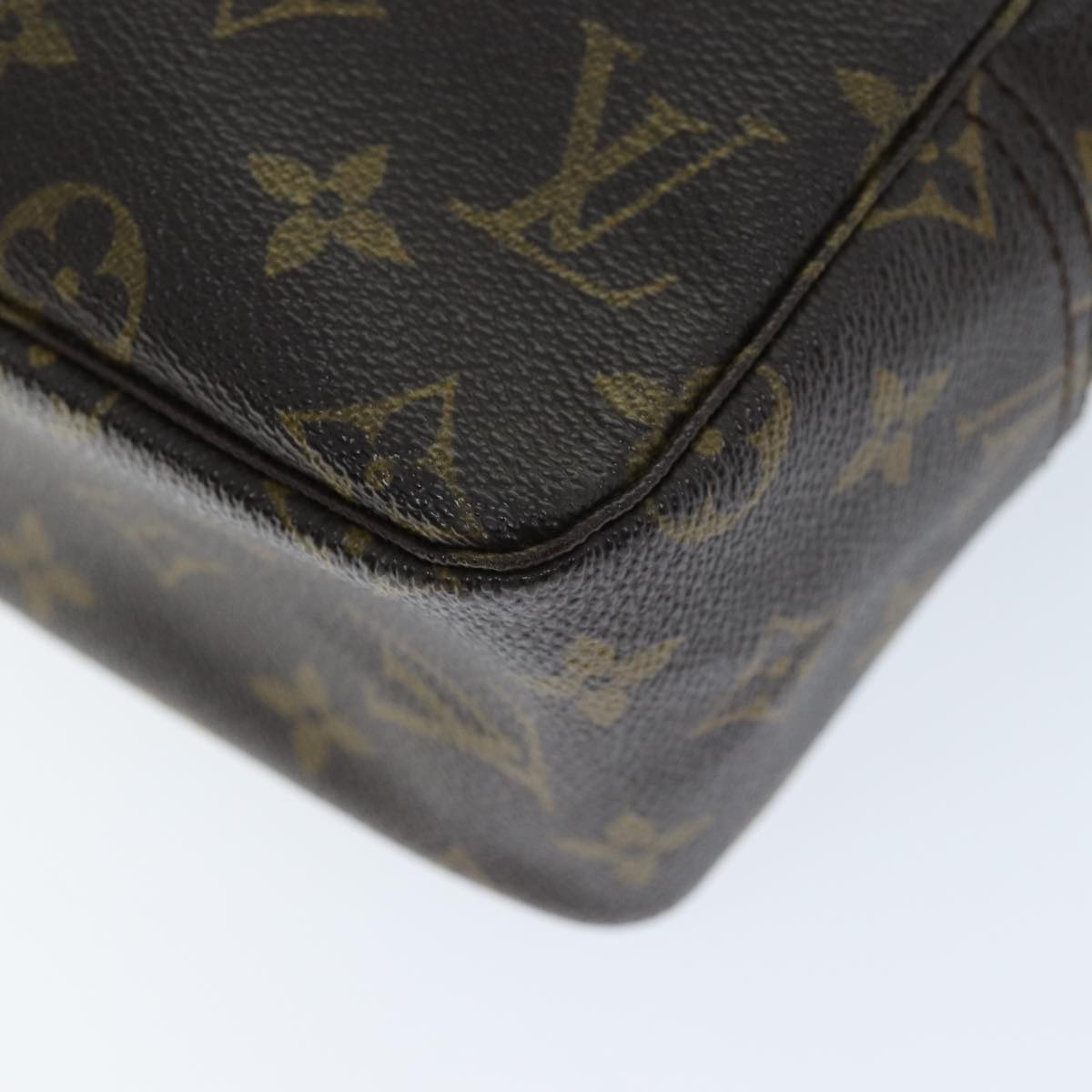 LOUIS VUITTON Monogram Trousse Toilette 28 Clutch Bag M47522 LV Auth am6130