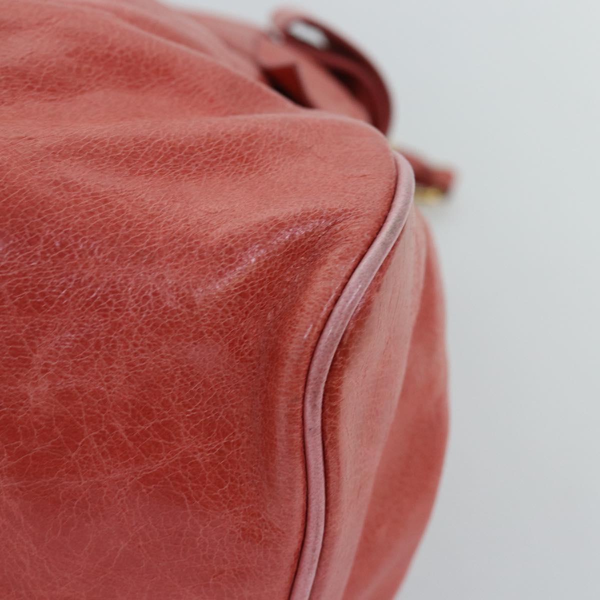 Miu Miu Hand Bag Leather 2way Pink Auth am6140