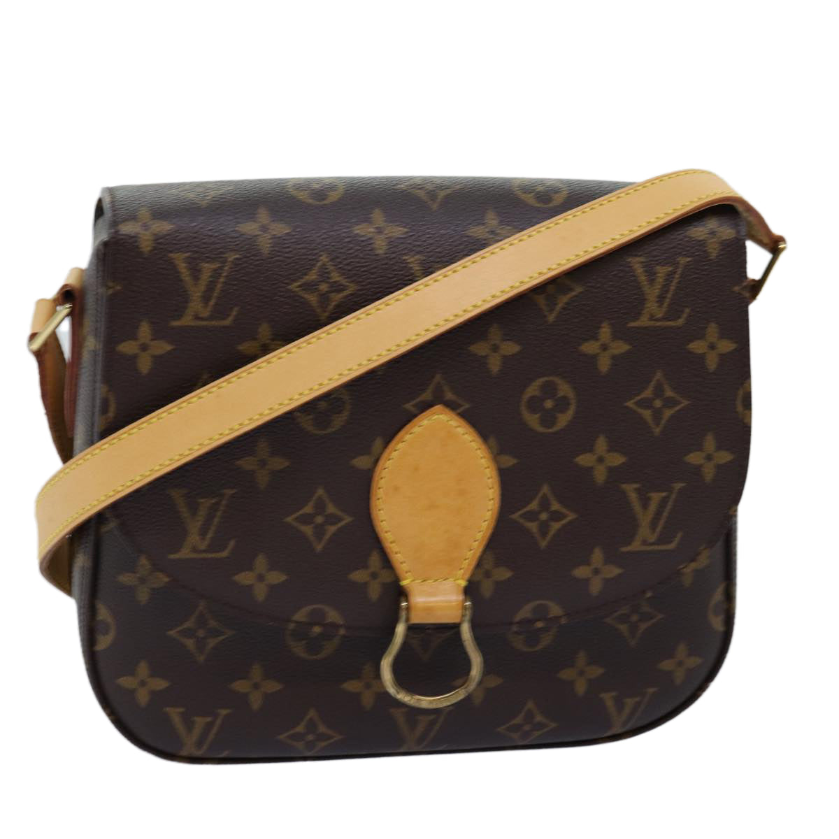 LOUIS VUITTON Monogram Saint Cloud GM Shoulder Bag M51242 LV Auth am6141