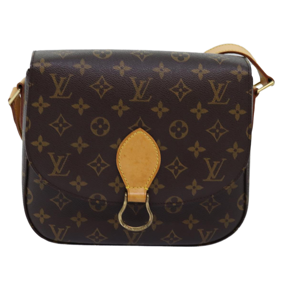 LOUIS VUITTON Monogram Saint Cloud GM Shoulder Bag M51242 LV Auth am6141