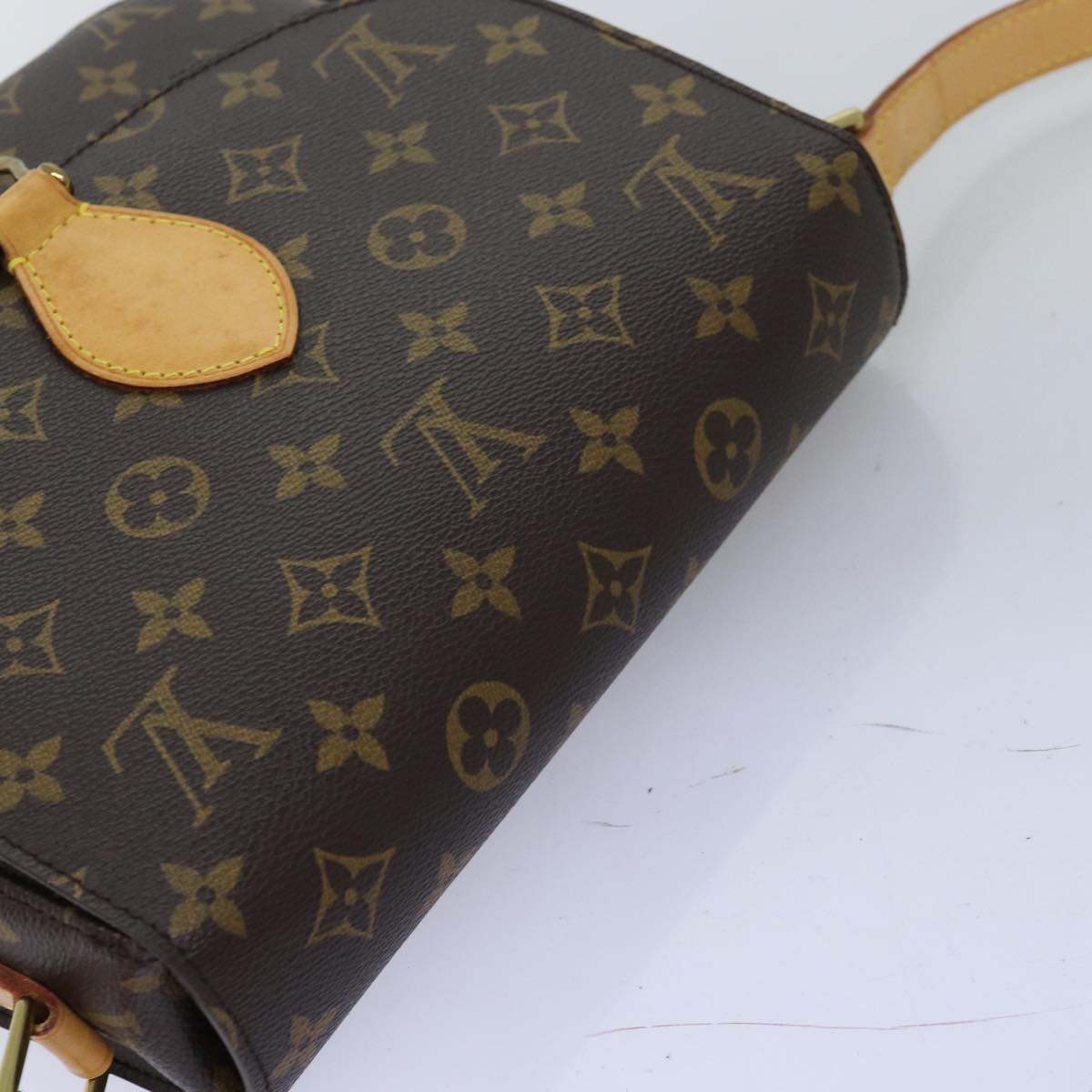 LOUIS VUITTON Monogram Saint Cloud GM Shoulder Bag M51242 LV Auth am6141