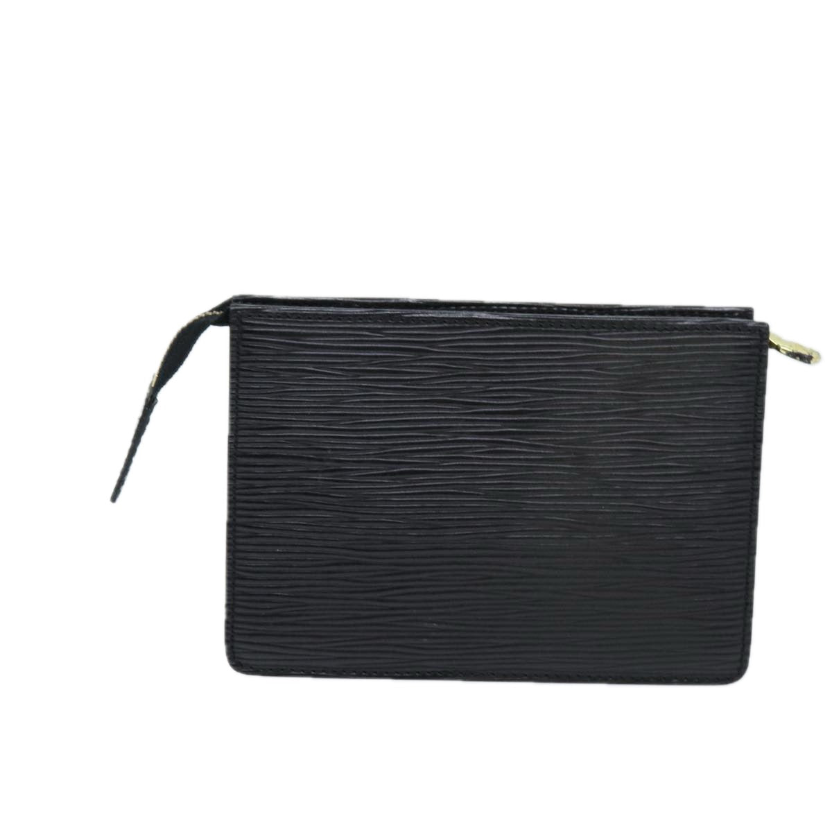 LOUIS VUITTON Epi Trousse Poche Toilette 15 Pouch Black LV Auth am6144 - 0