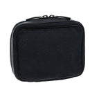 GUCCI GG Canvas Pouch Black 153129 Auth am6148-1