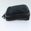 GUCCI GG Canvas Pouch Black 153129 Auth am6148-3