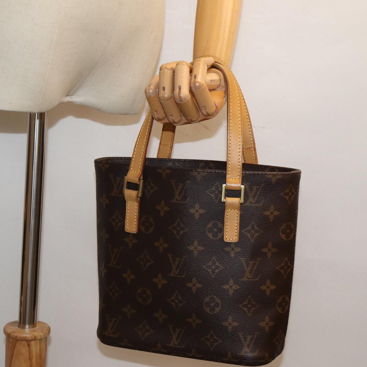 LOUIS VUITTON Monogram Vavin PM Tote Bag M51172 LV Auth am6157