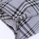 BURBERRY Nova Check Blue Label Hand Bag Nylon Blue Auth am6158-15