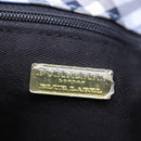 BURBERRY Nova Check Blue Label Hand Bag Nylon Blue Auth am6158-10