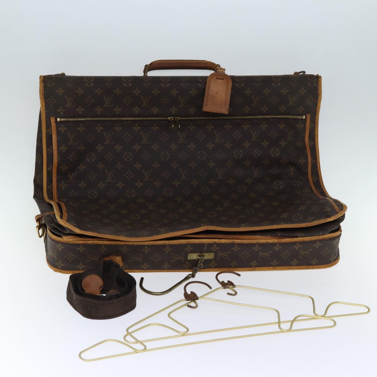 LOUIS VUITTON Monogram Portable Cabin Garment Cover M23420 LV Auth am6163