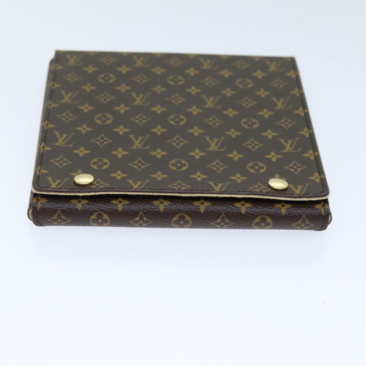 LOUIS VUITTON Monogram Jewelry Case Jewelry Box LV Auth am6165A