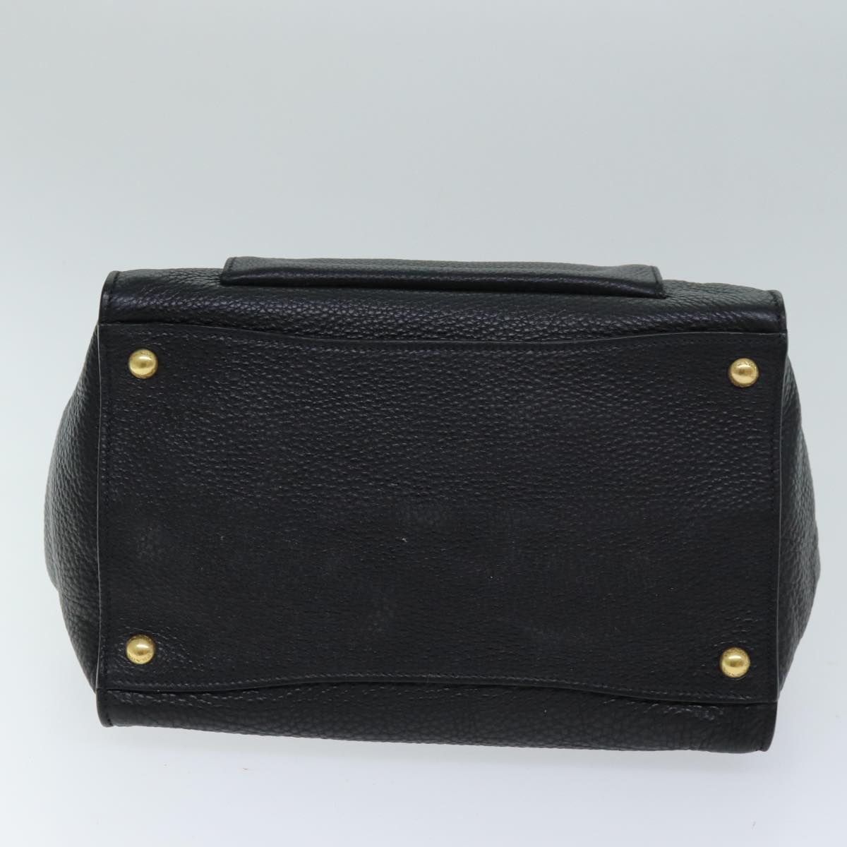 PRADA Hand Bag Leather 2way Black BN2626 Auth am6177A