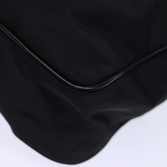 PRADA Shoulder Bag Nylon Leather Black Auth am6182V