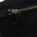 PRADA Shoulder Bag Nylon Leather Black Auth am6182V-19