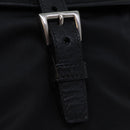 PRADA Shoulder Bag Nylon Leather Black Auth am6182V-7