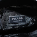 PRADA Shoulder Bag Nylon Leather Black Auth am6182V-21
