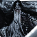 PRADA Shoulder Bag Nylon Leather Black Auth am6182V-23