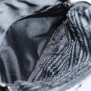 PRADA Shoulder Bag Nylon Leather Black Auth am6182V-25