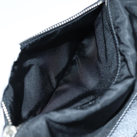 PRADA Shoulder Bag Nylon Leather Black Auth am6182V