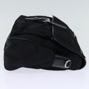 PRADA Shoulder Bag Nylon Leather Black Auth am6182V-3