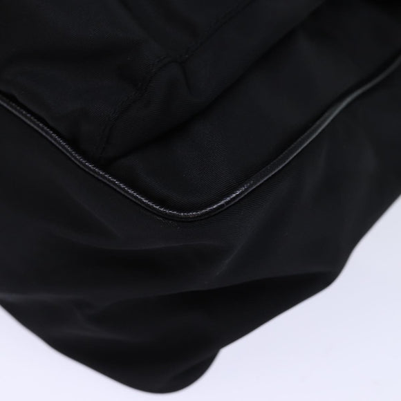 PRADA Shoulder Bag Nylon Leather Black Auth am6182V