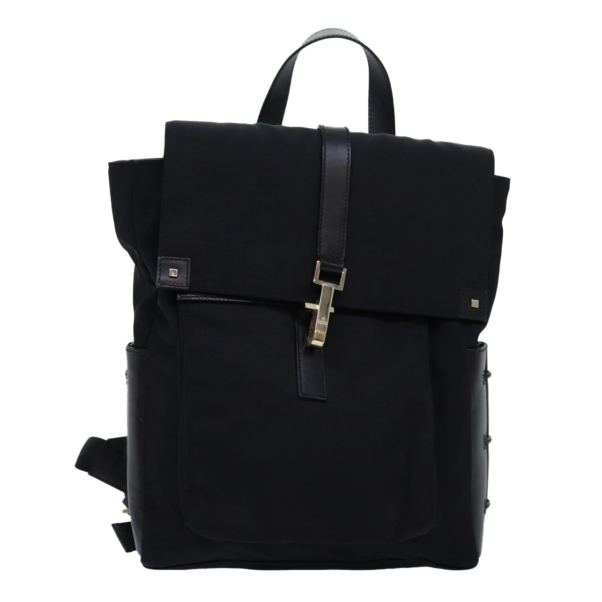 GUCCI Jackie Backpack Nylon Outlet Black Auth am6187