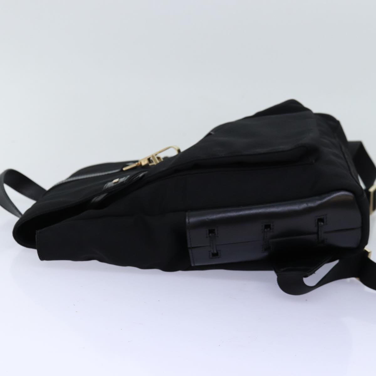 GUCCI Jackie Backpack Nylon Outlet Black Auth am6187