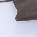 BALENCIAGA Clutch Bag Leather Gray 273022 Auth am6190-7