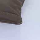 BALENCIAGA Clutch Bag Leather Gray 273022 Auth am6190-8