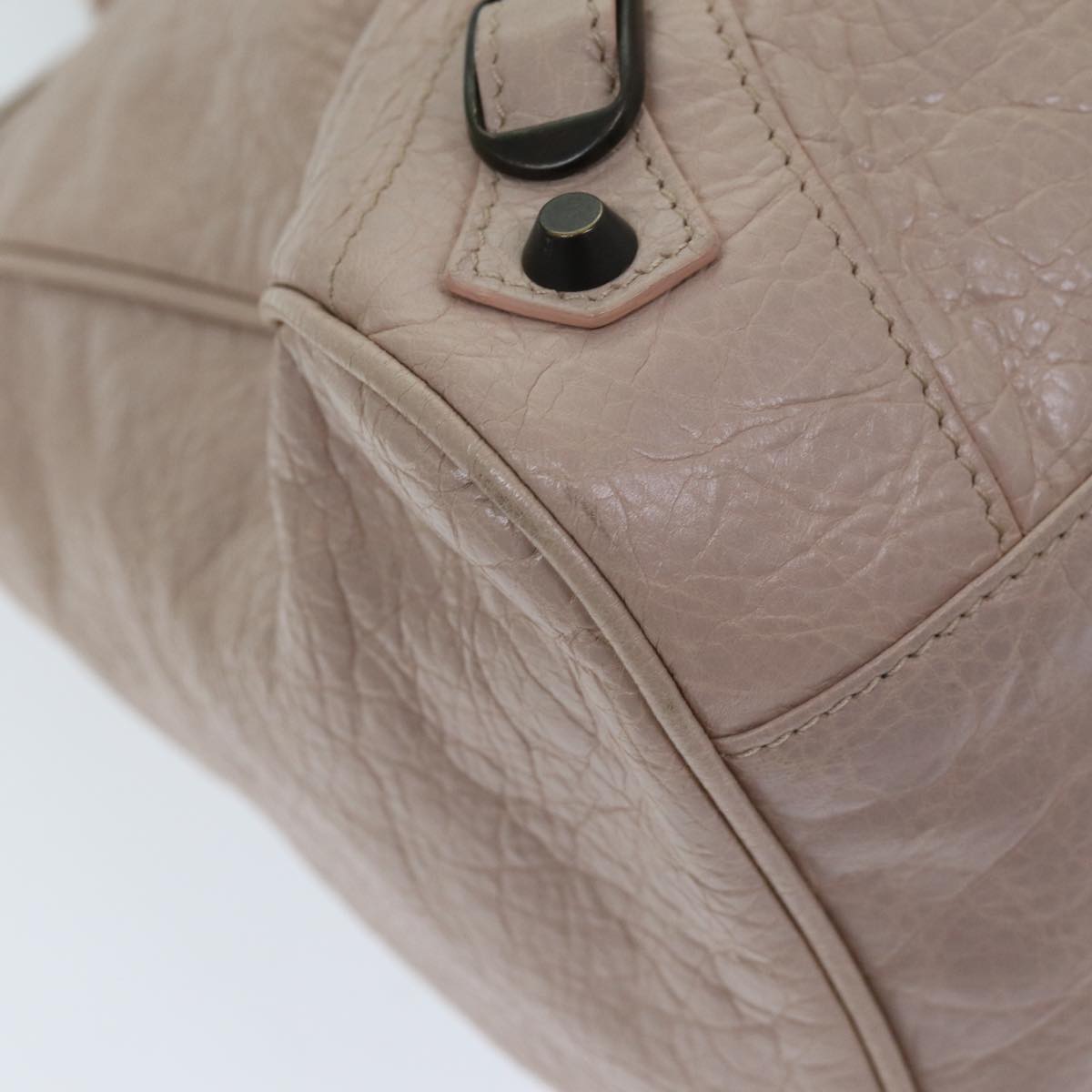 BALENCIAGA The Vero Hand Bag Leather 2way Pink 235216 Auth am6191A