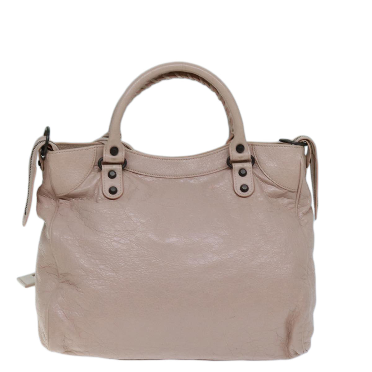 BALENCIAGA The Vero Hand Bag Leather 2way Pink 235216 Auth am6191A - 0