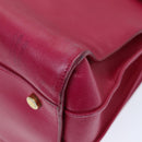 SAINT LAURENT Sac De Jules Hand Bag Leather 2way Pink 324823 Auth am6195-10