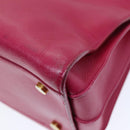 SAINT LAURENT Sac De Jules Hand Bag Leather 2way Pink 324823 Auth am6195-12